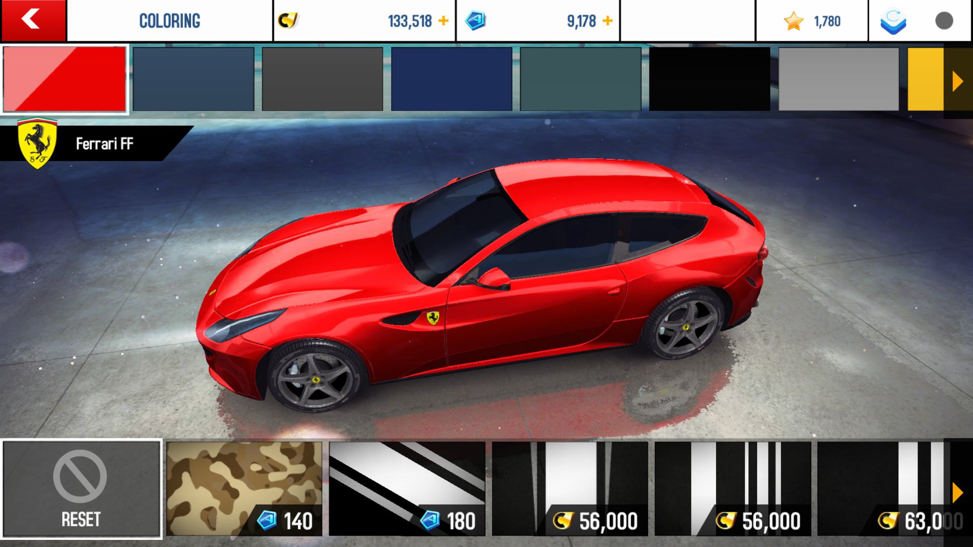 Ferrari Ff Color Customization Asphalt Wiki Fandom