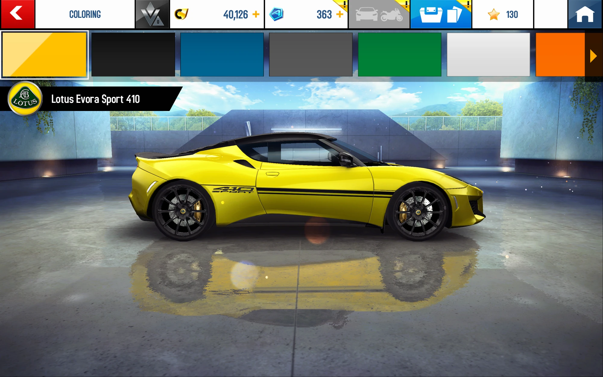 Lotus Evora Sport 410 Ruota | Cavalli Vapore
