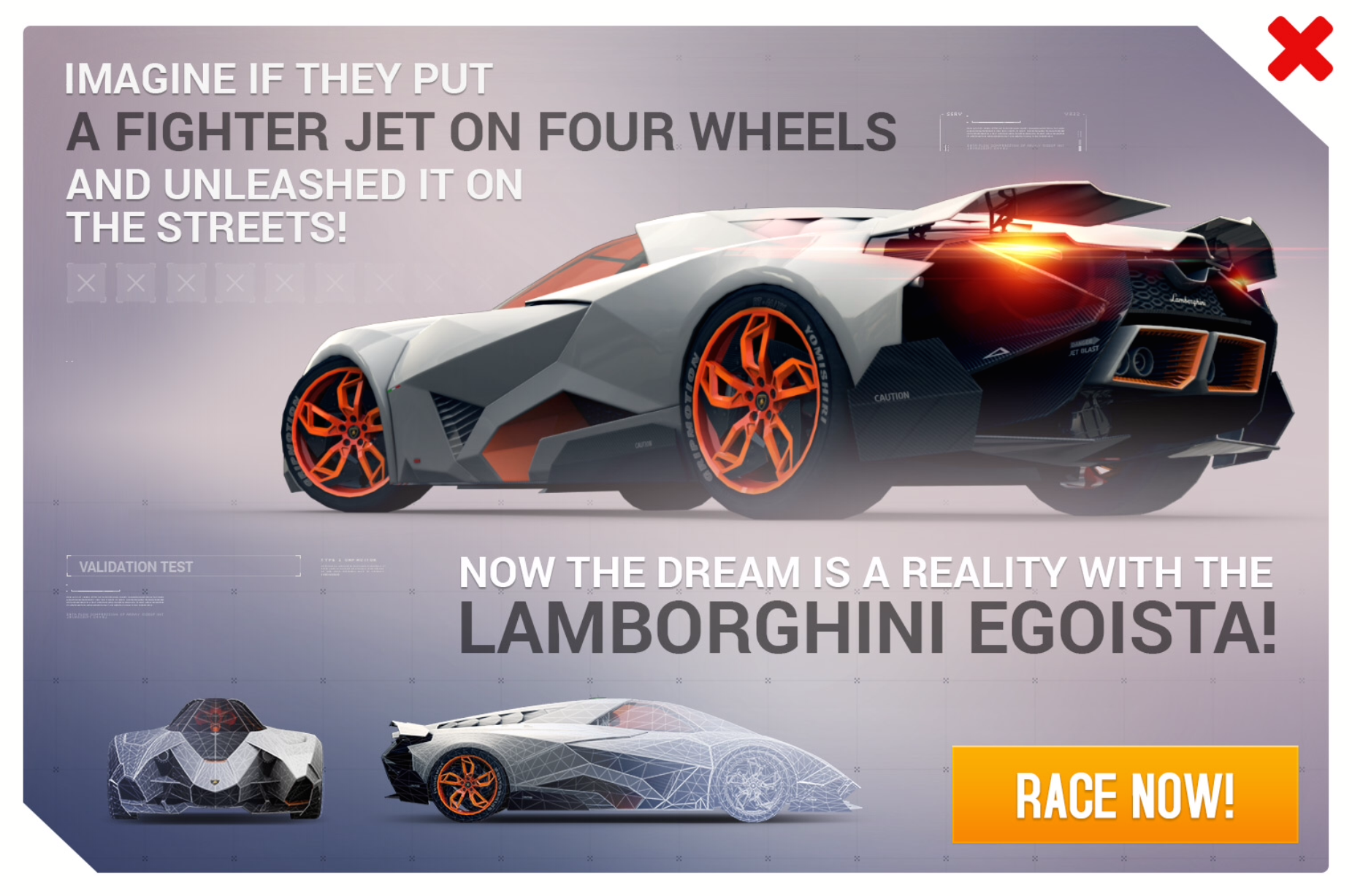 Lamborghini Egoista Cost