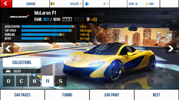 McLaren P1 maxed out and tuning kit