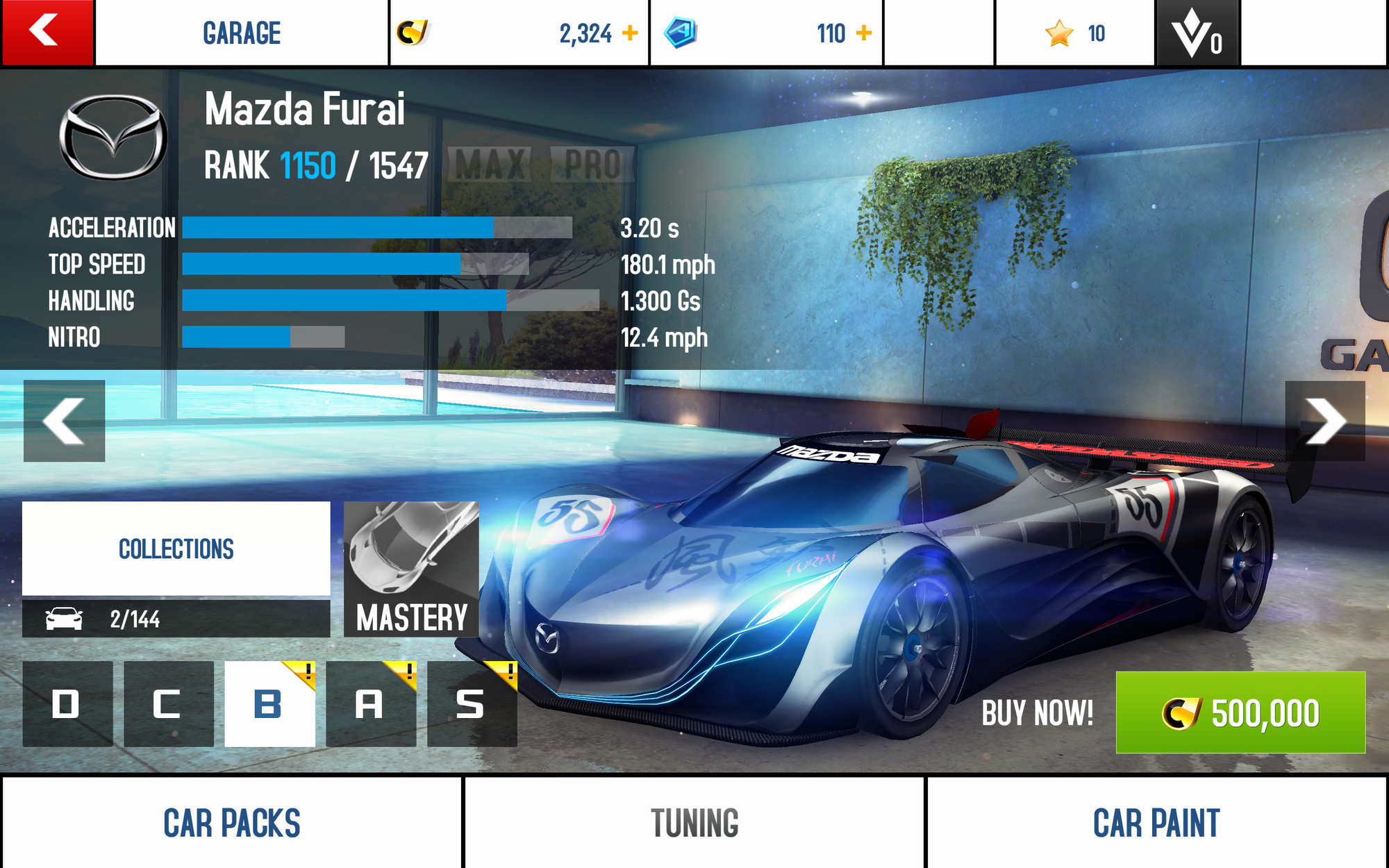 Mazda Furai Performance Stats Asphalt Wiki Fandom