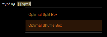 Pro Kit Box autocomplete