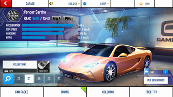 A8 Vencer Sarthe stats (MP 1)
