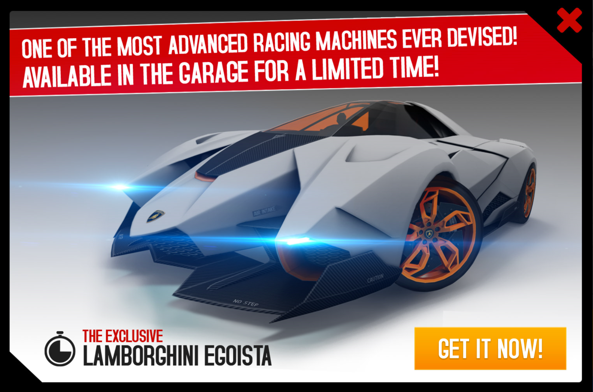 Lamborghini Egoista Black And Blue