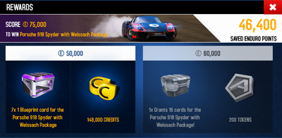 EDD Rewards Screen