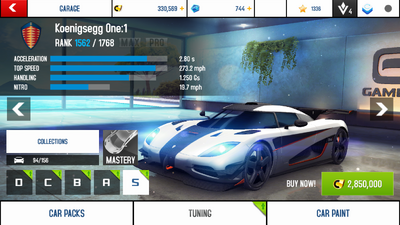 A8A Koenigsegg One-1 new price