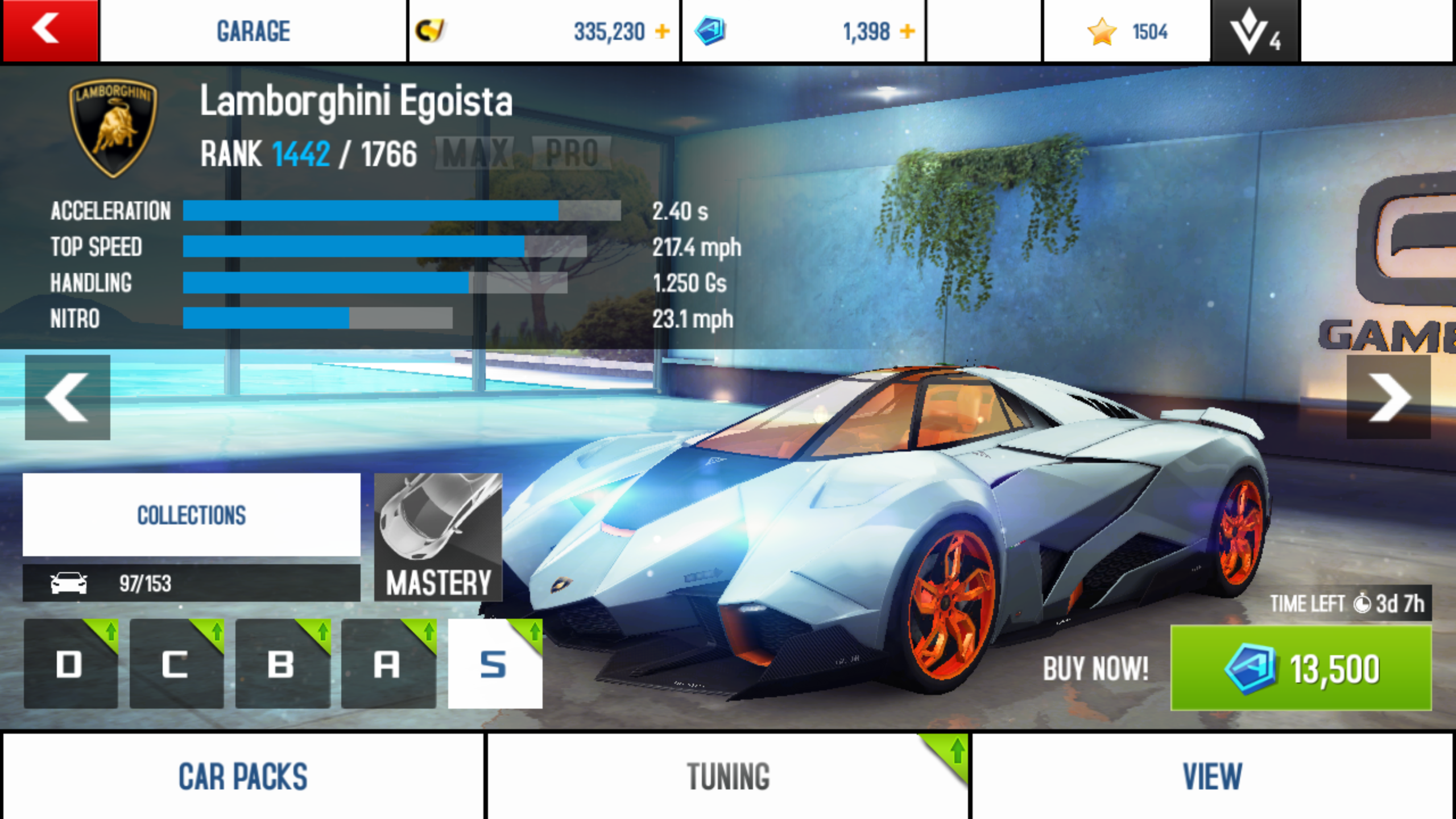 Lamborghini Egoista Speed Test