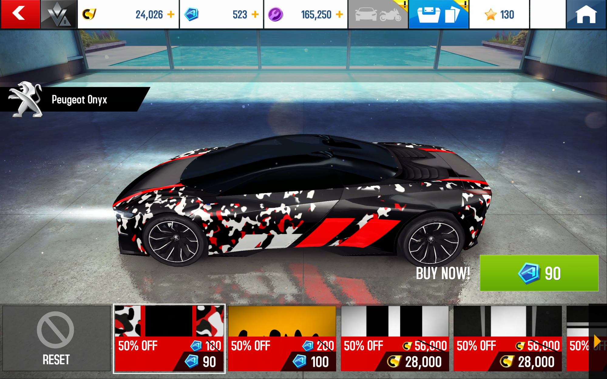 Asphalt 9 peugeot onyx