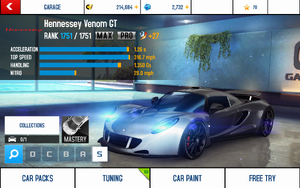 Hennessey Venom Gt Performance Stats Asphalt Wiki
