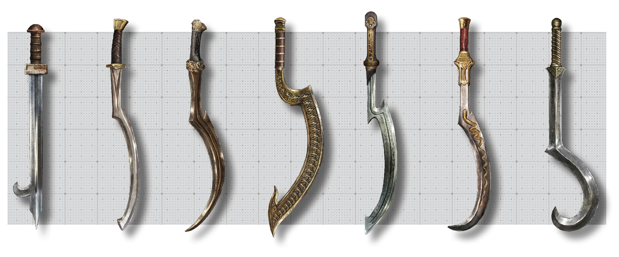Image ACO Sickle Swords Concept Art.jpg Assassin's Creed Wiki