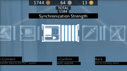 Assassin's Creed Bloodlines Upgrade screen