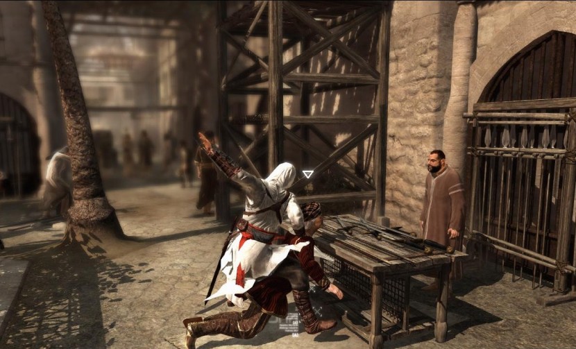 Assassins creed запуск. Ассасин Крид 1 Альтаир. Assassins Creed 1 Тамир. Assassin's Creed 2008. Ассасин Крид 1 ремейк.