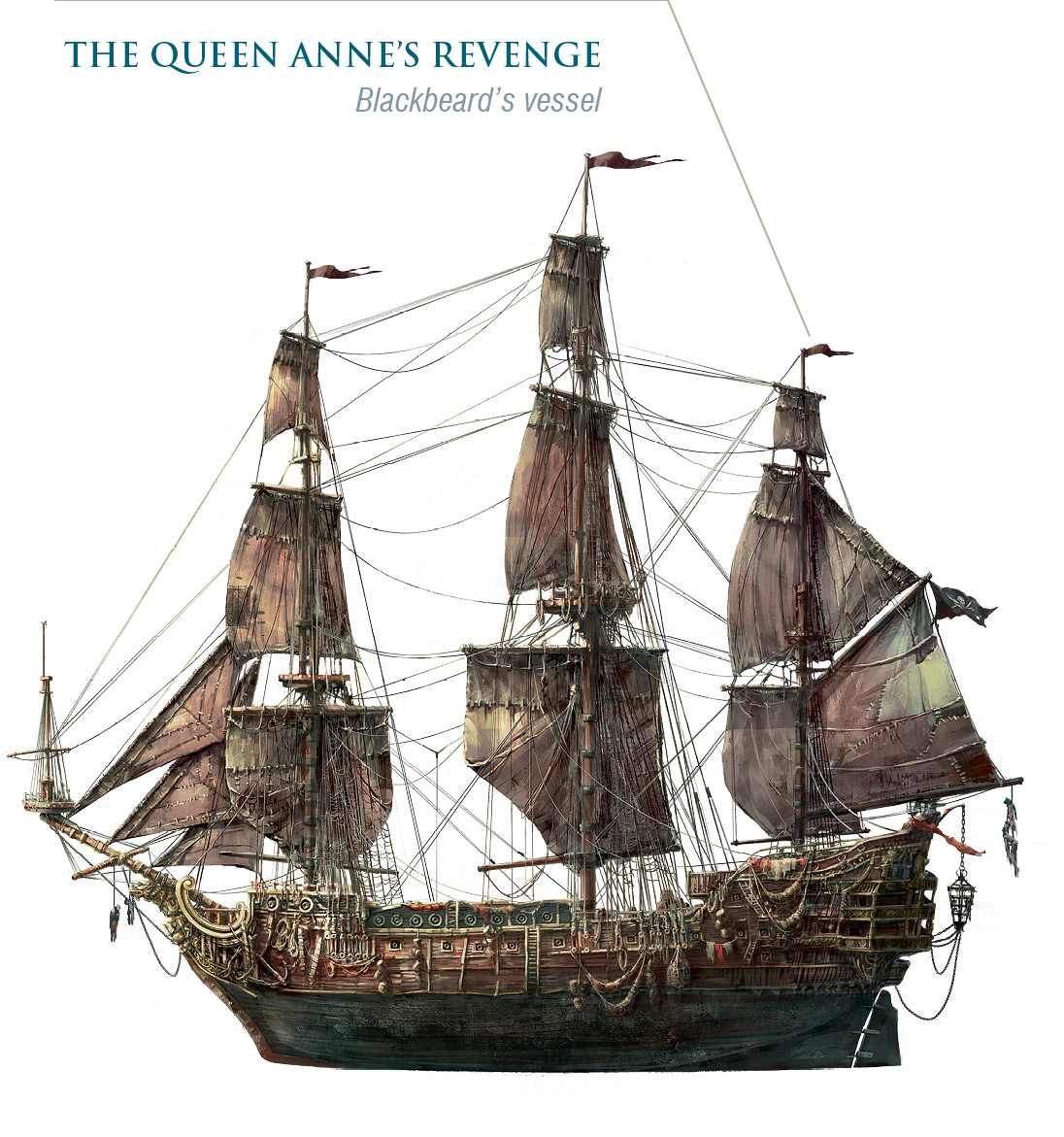 Image - The Queen Anne's Revenge - Concept Art.jpg | Assassin's Creed ...