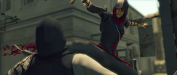 Assassin - Shao Jun - Utilizing her concealed knife