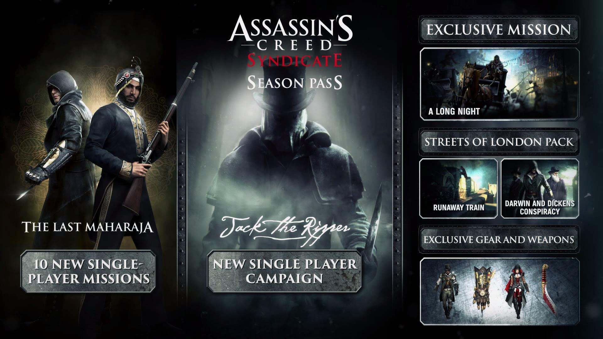 Assassins creed syndicate season pass что включает