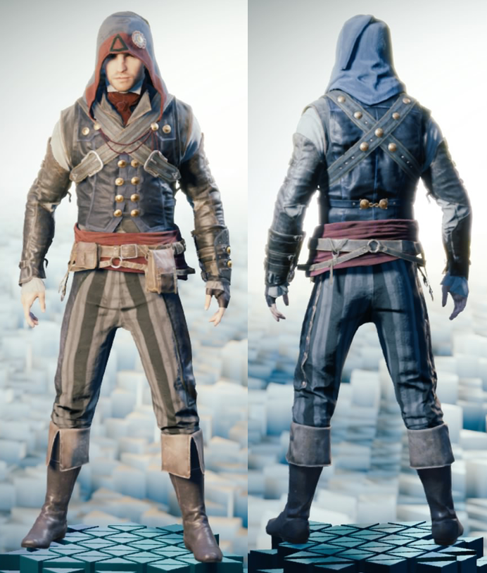 Assassin s creed outfits. Костюм ассасина Юнити.