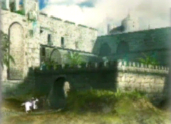Alep Citadel with Horse
