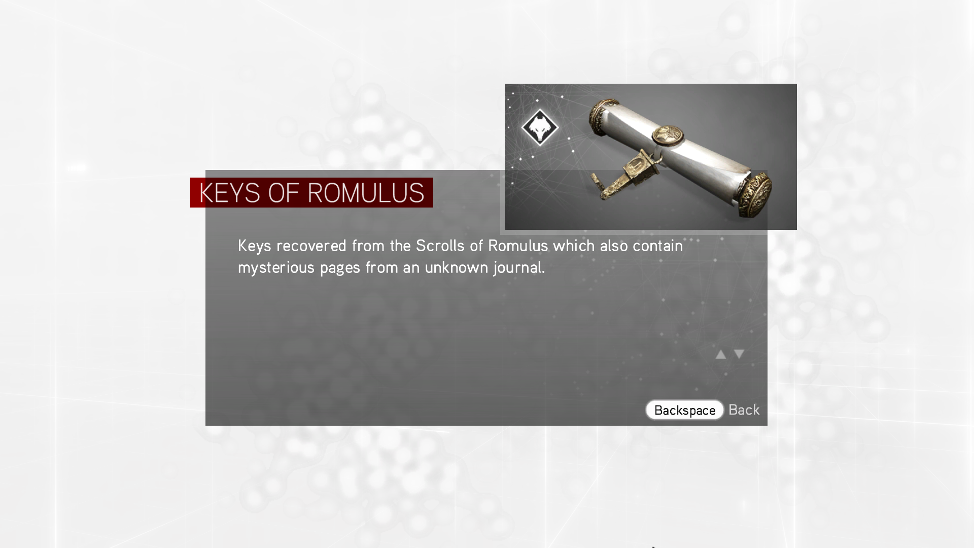 assassin creed brotherhood scrolls of romulus