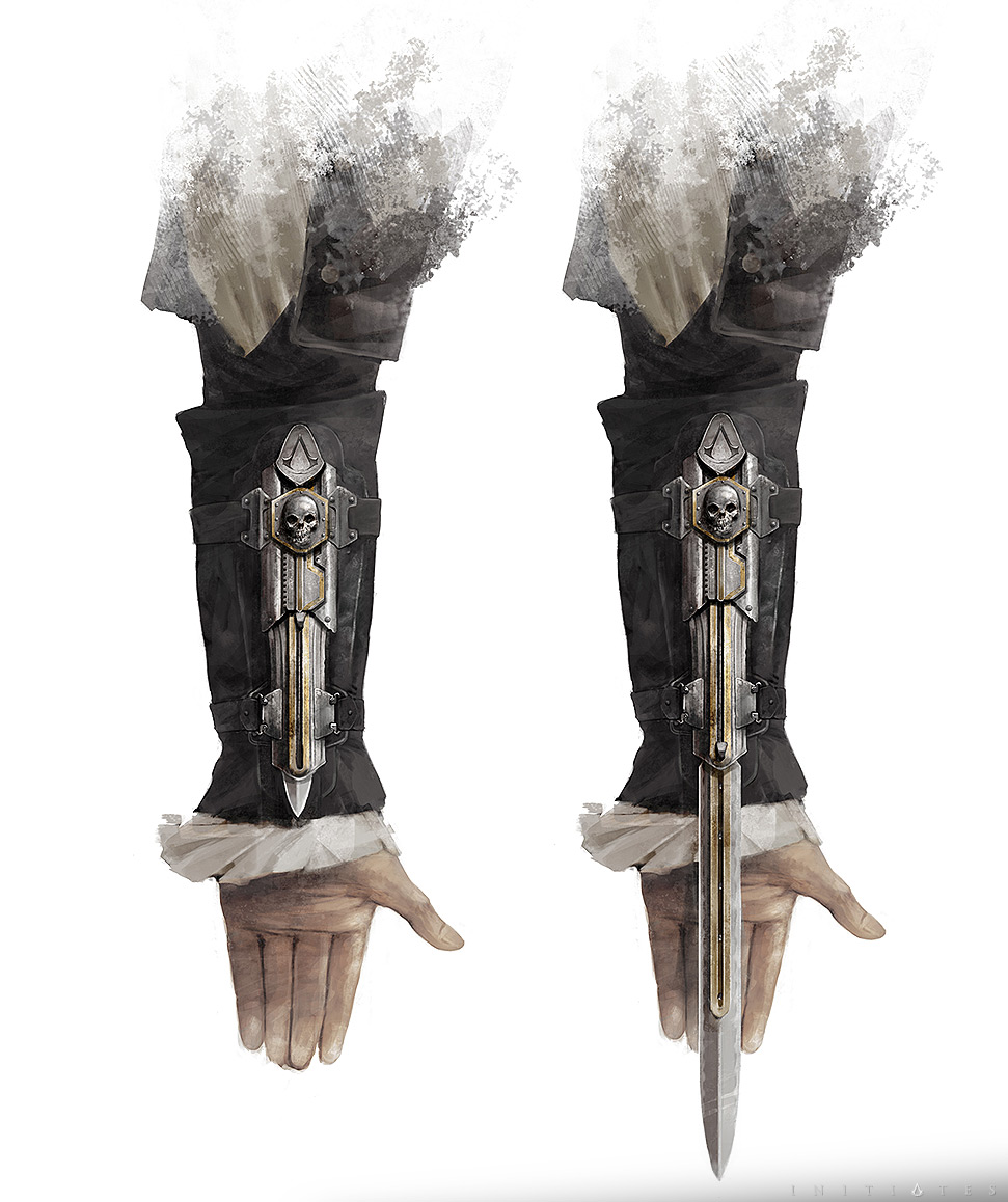 Image Edward's hidden blade concept art.jpg Assassin's Creed Wiki