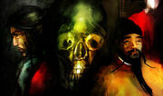 The skull in use