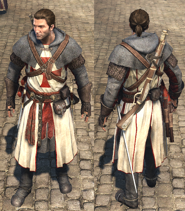 Image result for assassin's creed rogue - templar armour