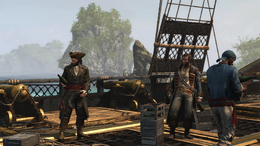 Czarna flaga na maszt 3 (wspomnienie) (AC4BF) (by Kubar906)