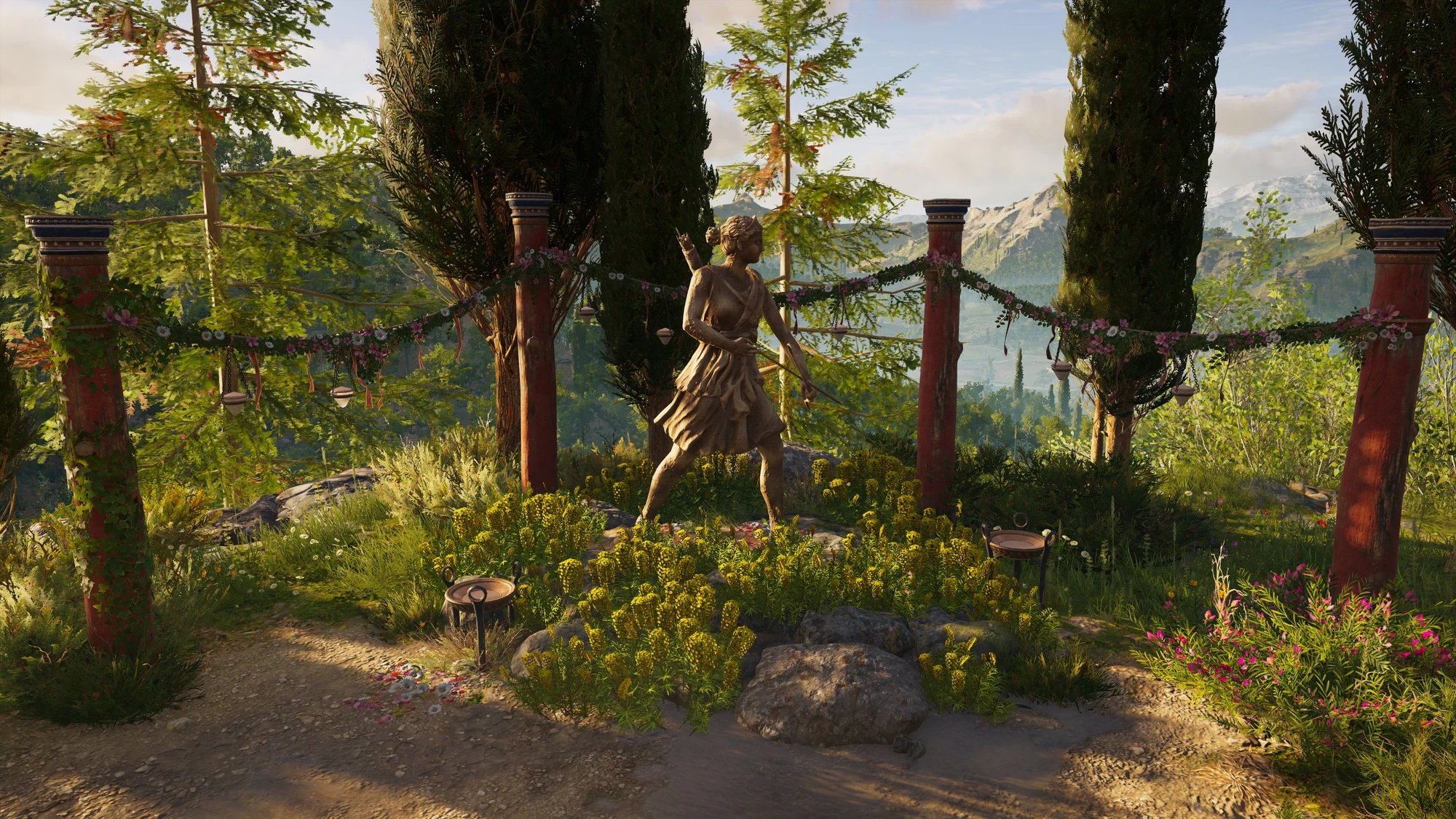 Statue of Artemis in the Cedar Assassin's Creed Wiki Fandom