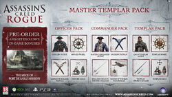AC Rogue Master Templar Pack
