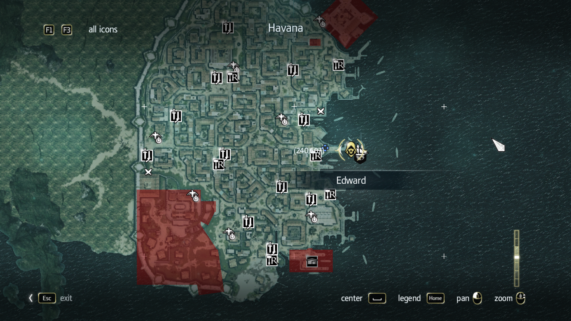 Контракты на убийство в assassins creed 4 black flag карта