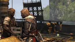 Czarna flaga na maszt 2 (wspomnienie) (AC4BF) (by Kubar906)