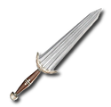 Channeled-cinquedea