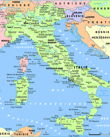 carte italie