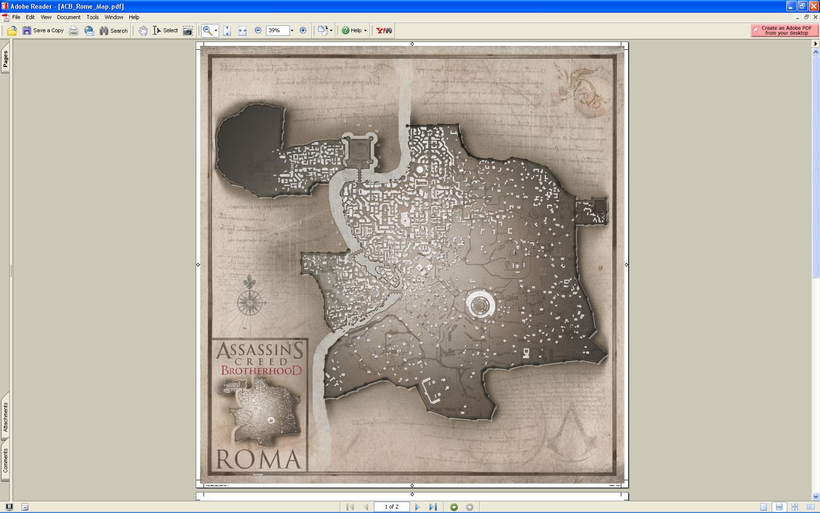 assassins creed bloodlines map