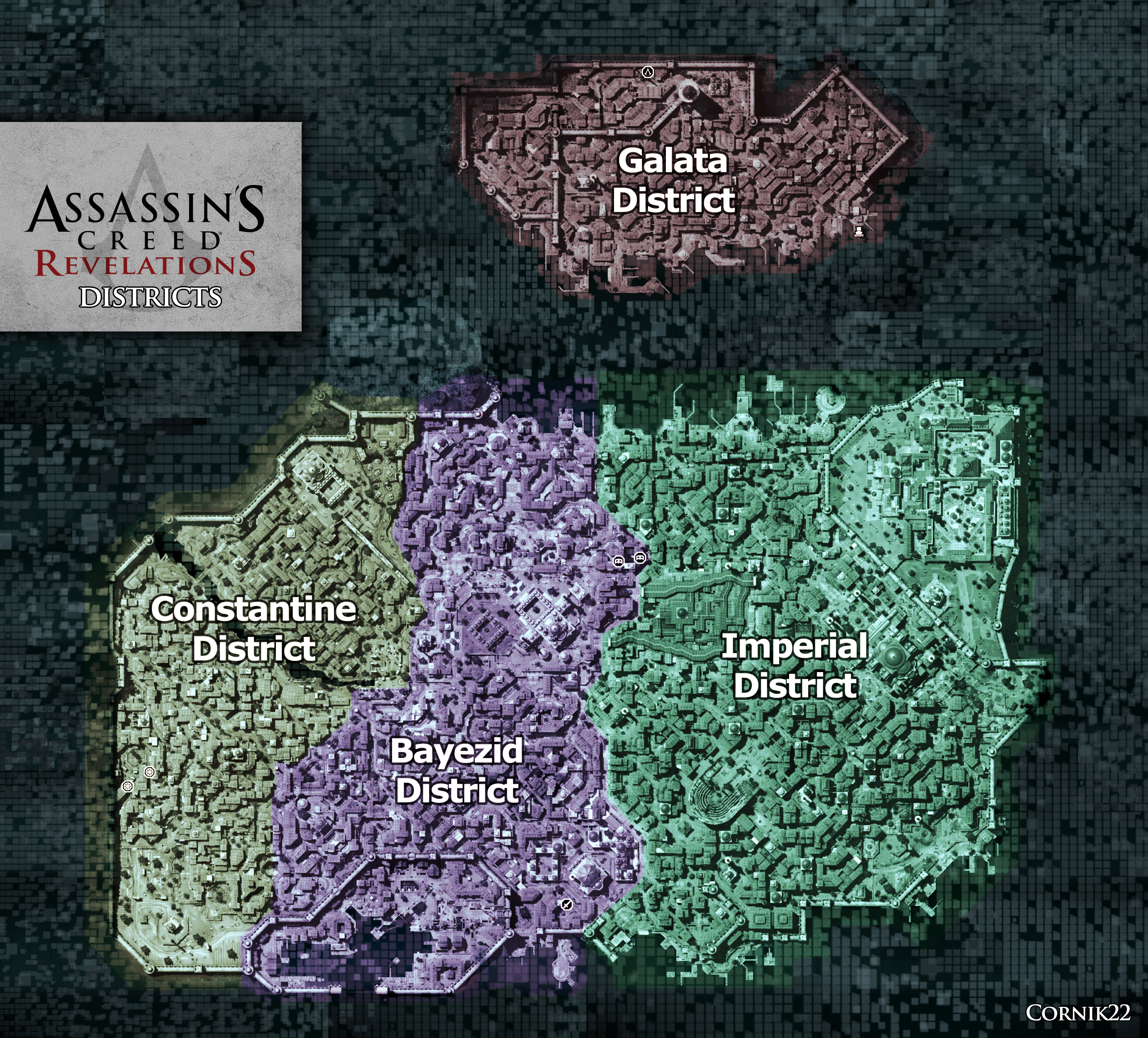 mapa monedas assassins creed bloodlines
