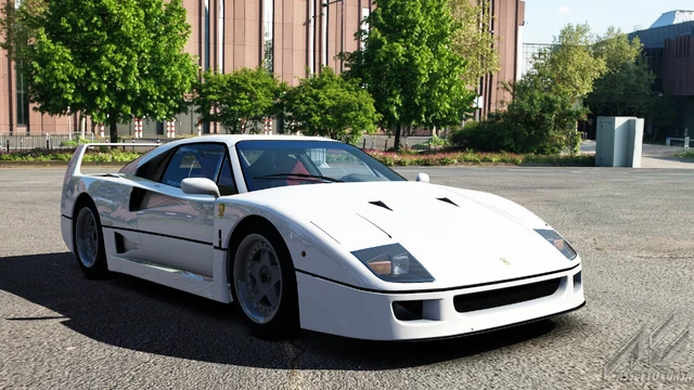 Ferrari f40 white