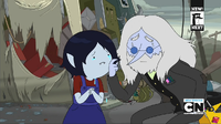 Simon consoling little Marceline