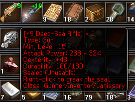 Equipment +9