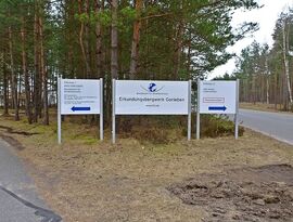 BfS Erkundungsbergwerk Gorleben Eingang