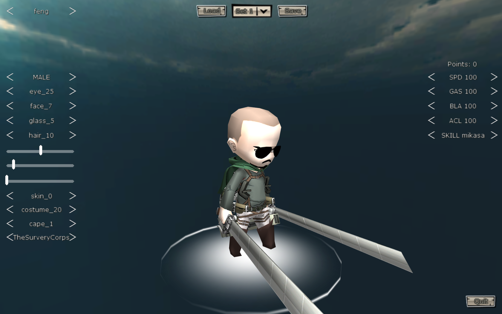 attack on titan tribute game fenglee