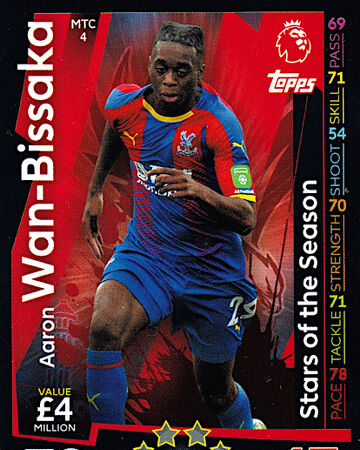 Aaron Wan Bissaka Star Of The Season Mae 2018 19 Attax Cards Wiki Fandom