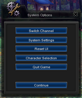 Systemoptions