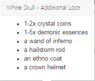 White skull