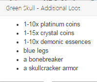 Green skull