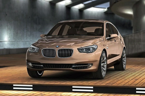 BMW 5 gt коричневый