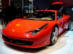 Ferrari 458 Italia display