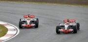 Kovalainen + Hamilton 2008 Britain