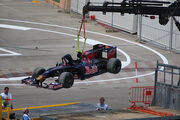 Buemi crash