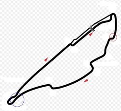 Circuit Monreal with two location circled