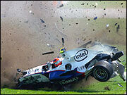 Kubica crash