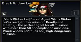 Black Widow Lei description